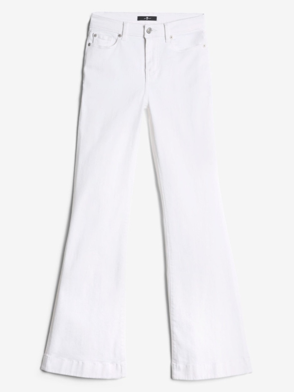 7 For All Mankind Tailorless Dojo Original Trouser White Jeans Sz 29 NWT
